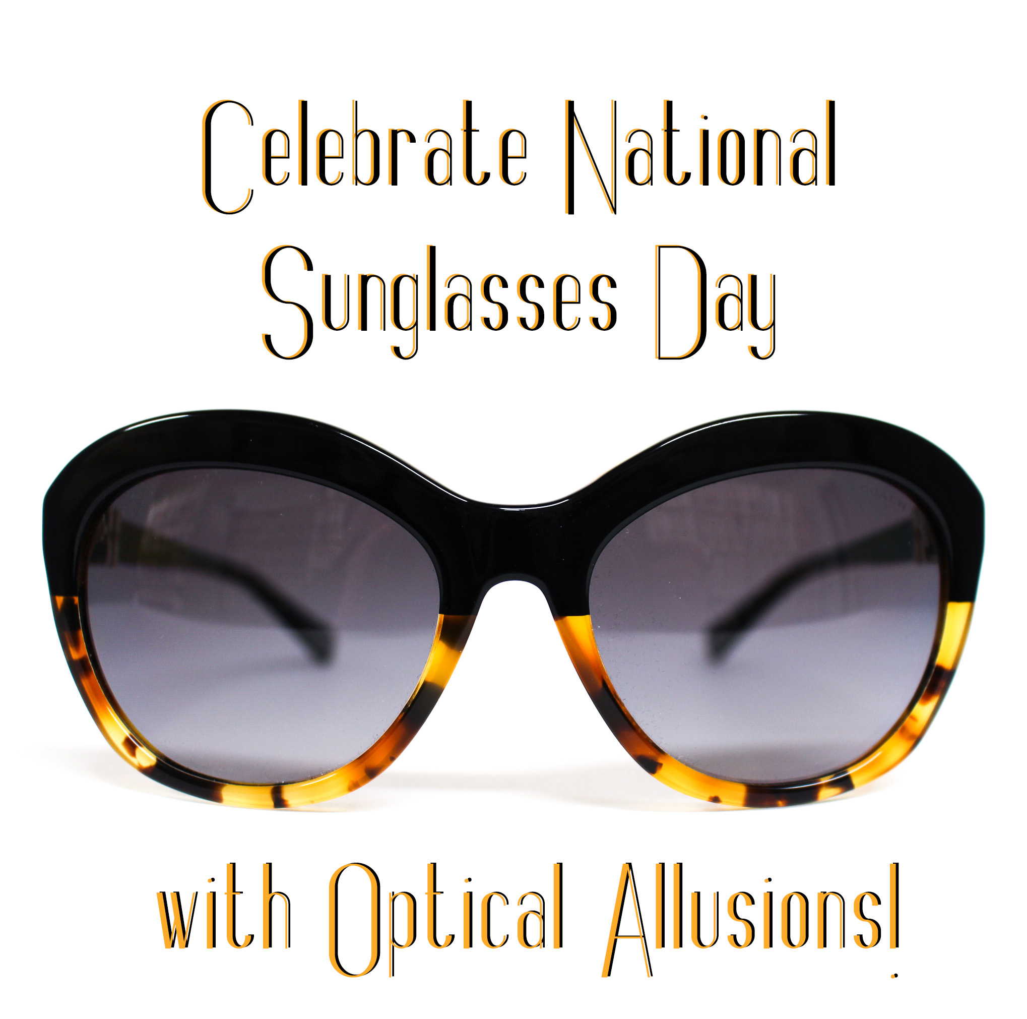 Celebrate National Sunglasses Day With Optical Allusions!